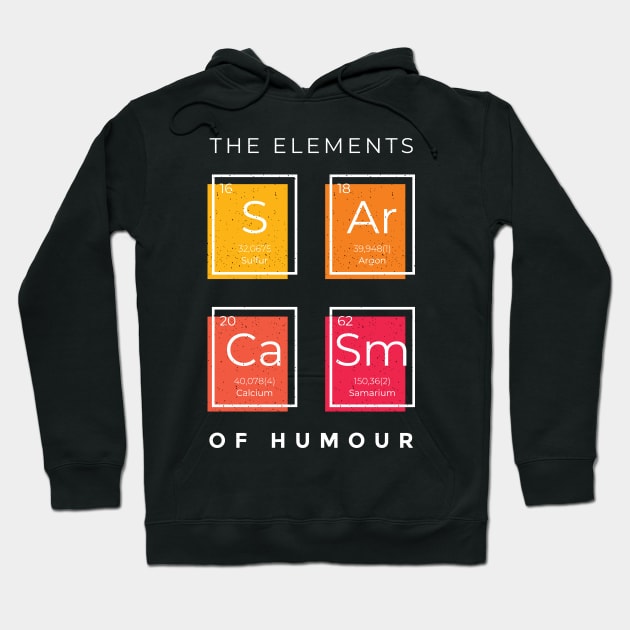 Sarcasm Elements Hoodie by Hmus